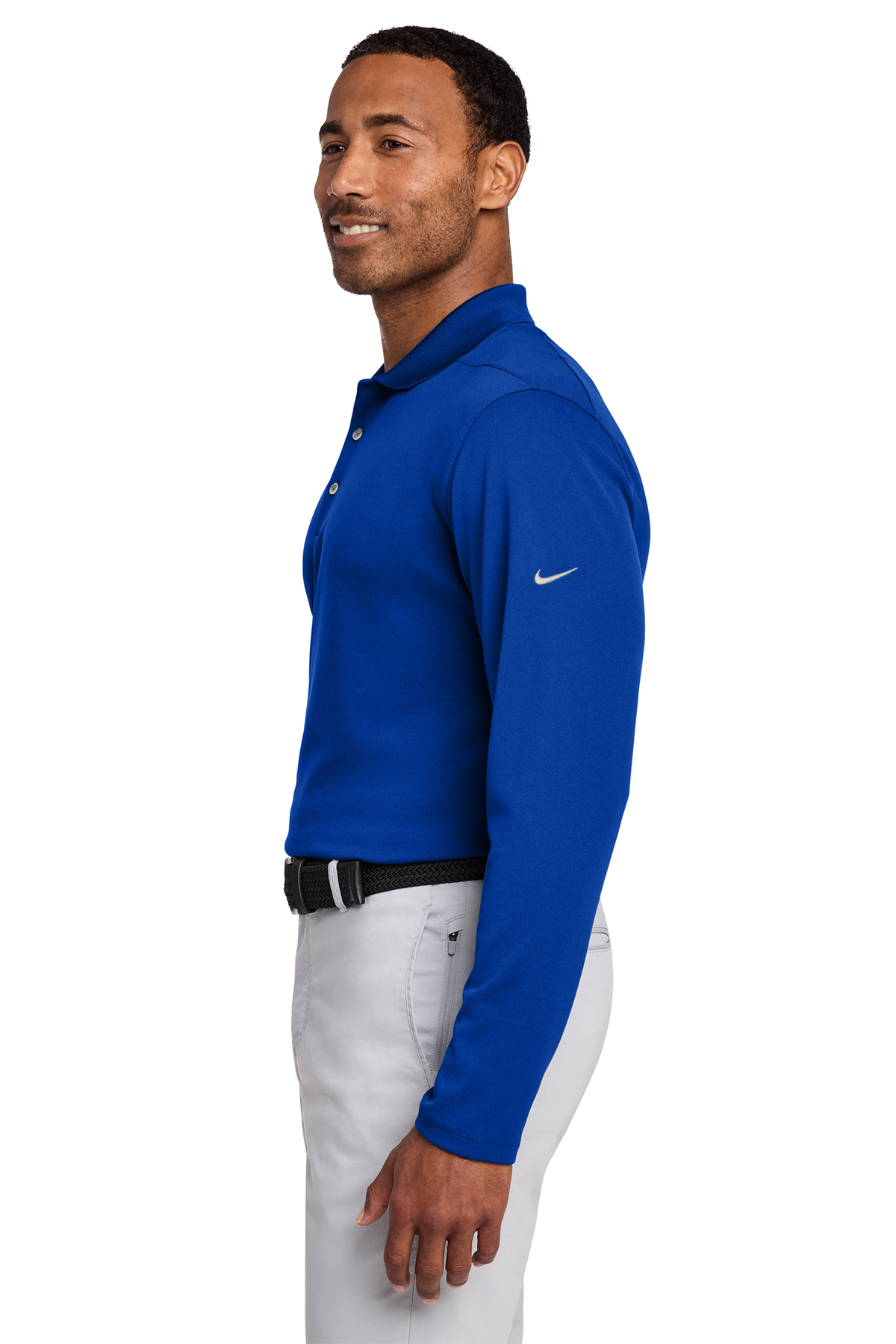 Nike Dri-FIT Micro Pique 2.0 Long Sleeve Polo | Product | SanMar