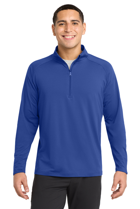 Sport-Tek Tall Sport-Wick Stretch 1/4-Zip Pullover | Product | SanMar