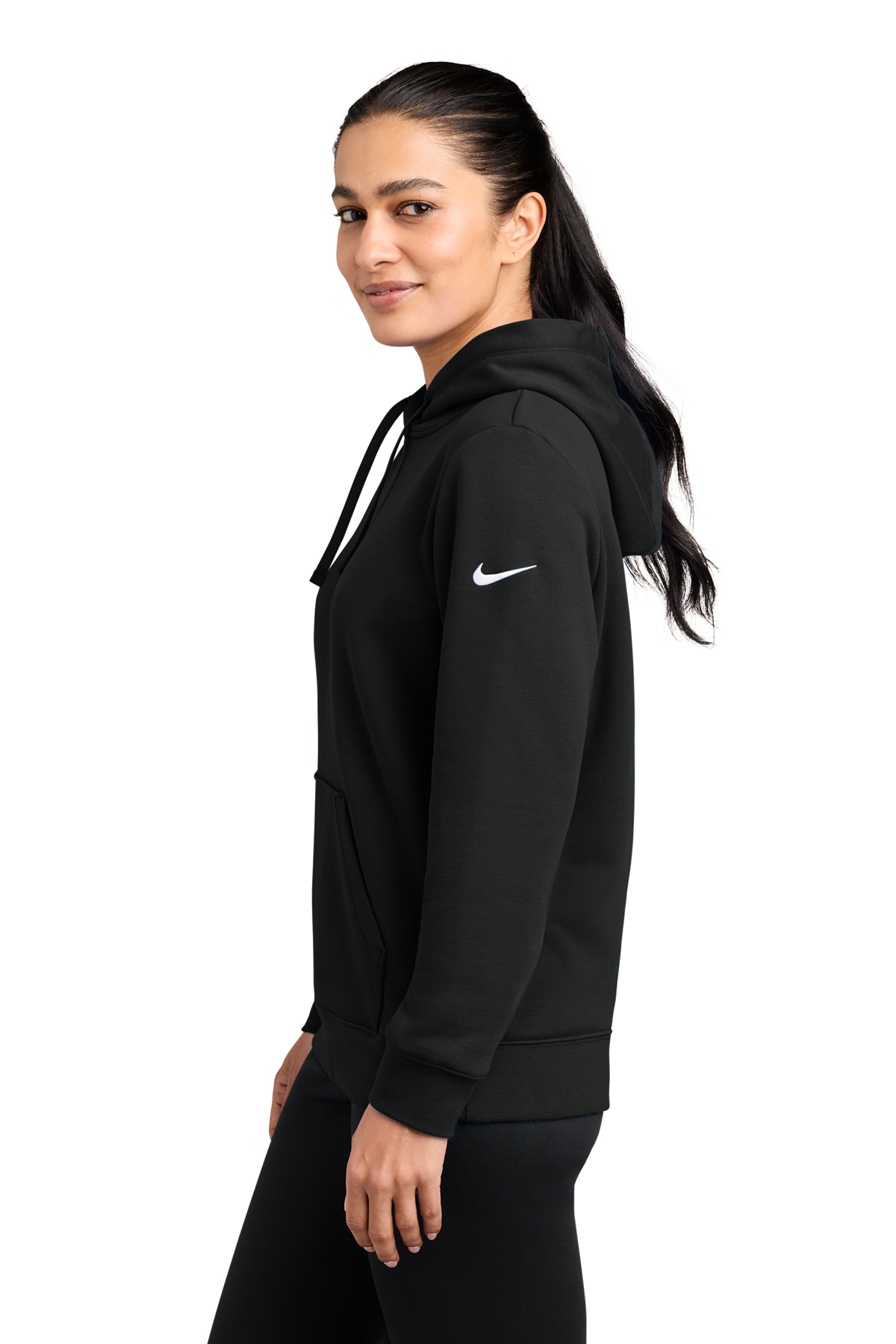 Nike Women's Club Fleece Sleeve Swoosh Pullover Hoodie | Product