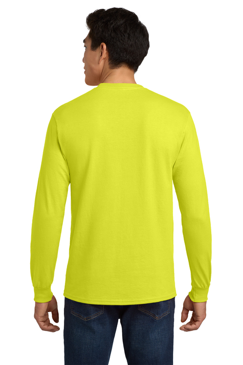 Gildan T-shirt Uomo Ultra Cotton, Maniche Corte, Colore Lime/Vegasgold, Taglia M, 100% Cotone, Prelavata