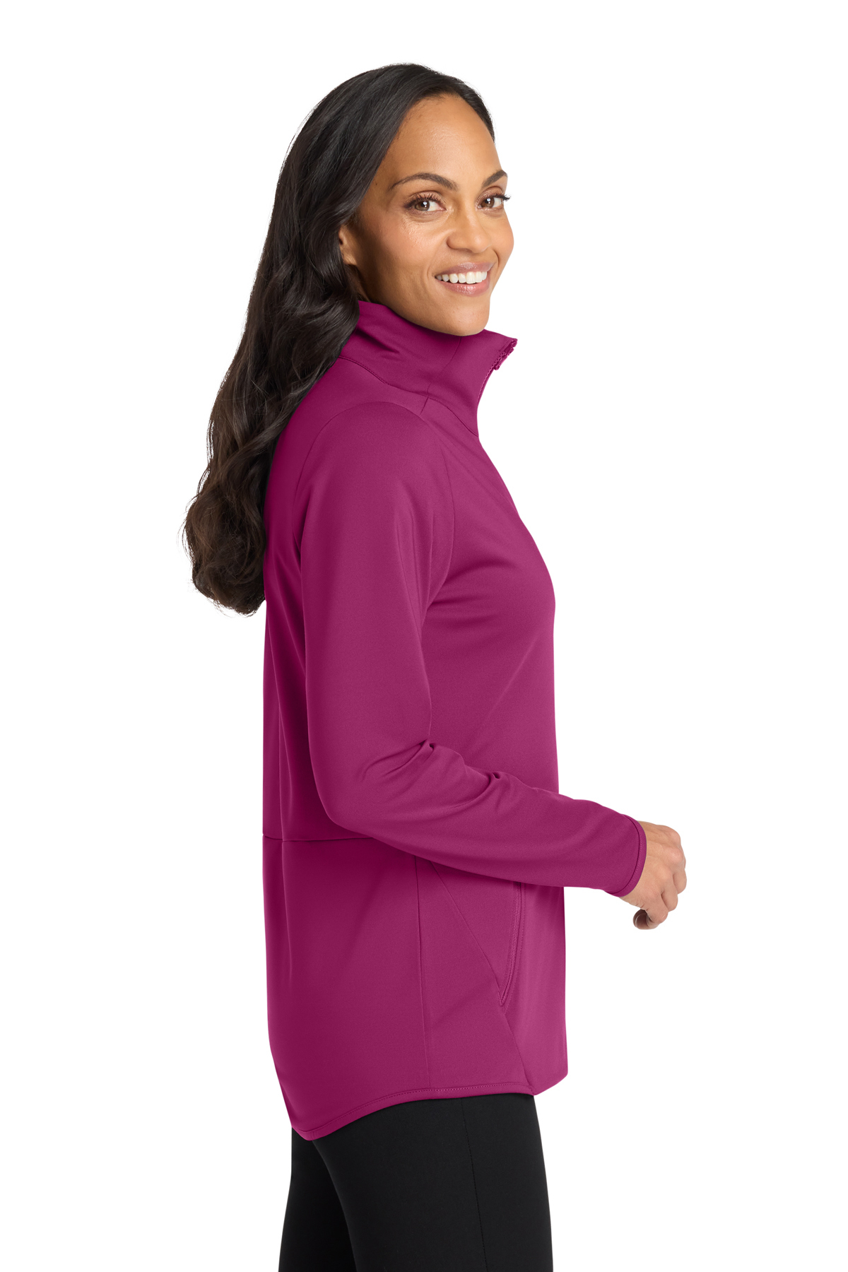 Port Authority Women's Accord Stretch Fleece Full-Zip | Product