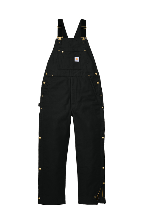 Carhartt Tall Firm Duck Insulated Bib Overalls | Product | SanMar