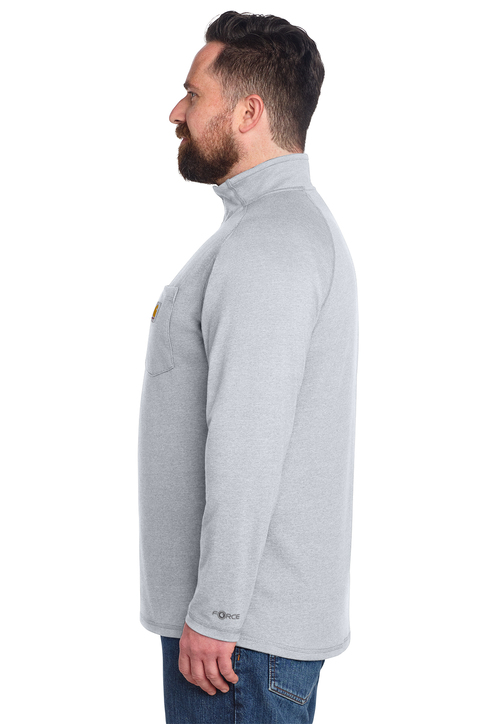 Carhartt Force 1/4-Zip Long Sleeve T-Shirt | Product | SanMar