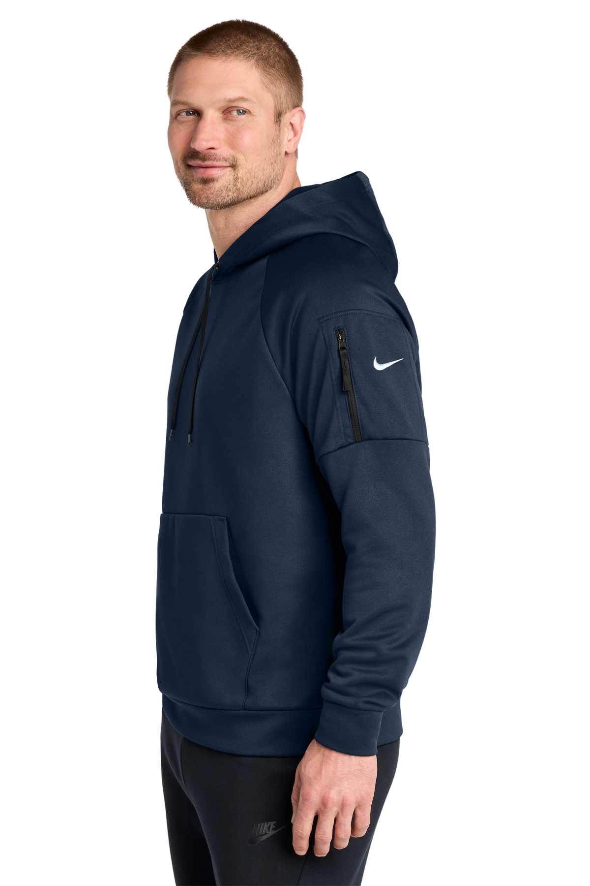 Nike Therma-FIT Pocket Pullover Fleece Hoodie | Product | SanMar