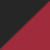 Black/ Deep Red