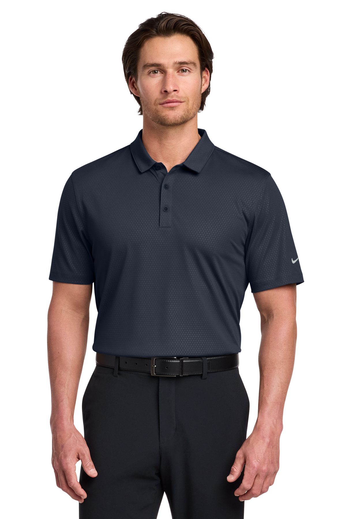 Nike Dri-FIT Embossed Tri-Blade Polo | Product | SanMar