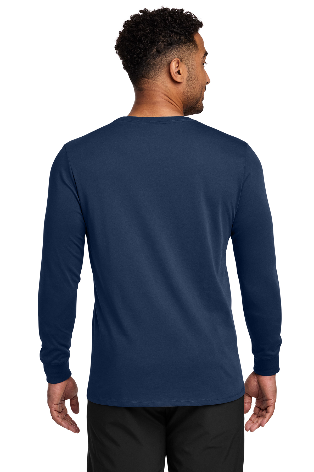 Nike Dri-FIT Cotton/Poly Long Sleeve Tee | Product | Company Casuals