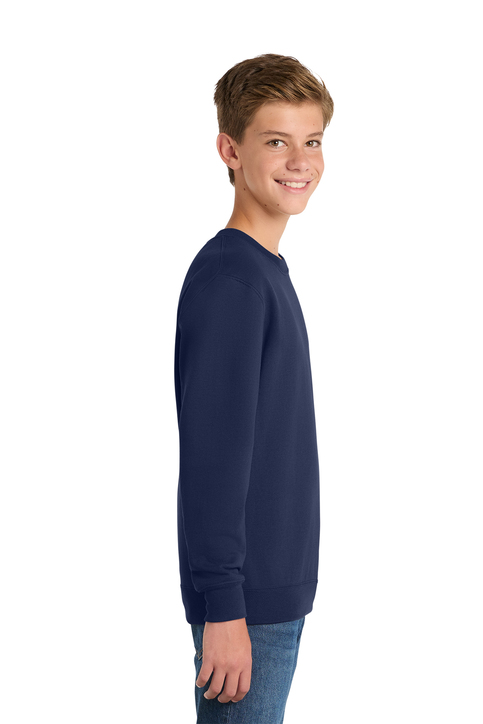 Port & Co Youth Core Fleece Crewneck Sweatshirt | Product | SanMar