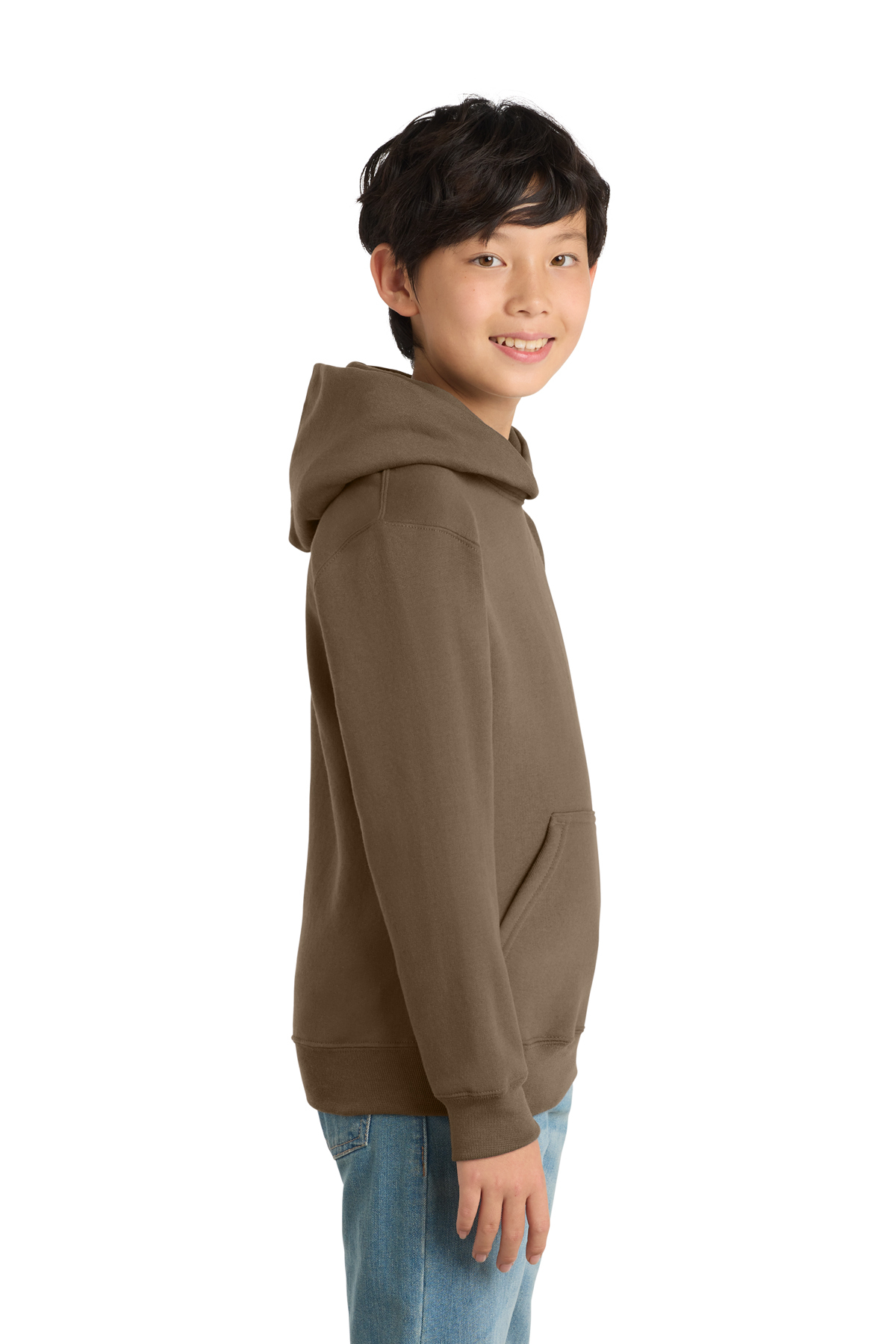 Port & Co Youth Core Fleece Pullover Hooded Sweatshirt | Product