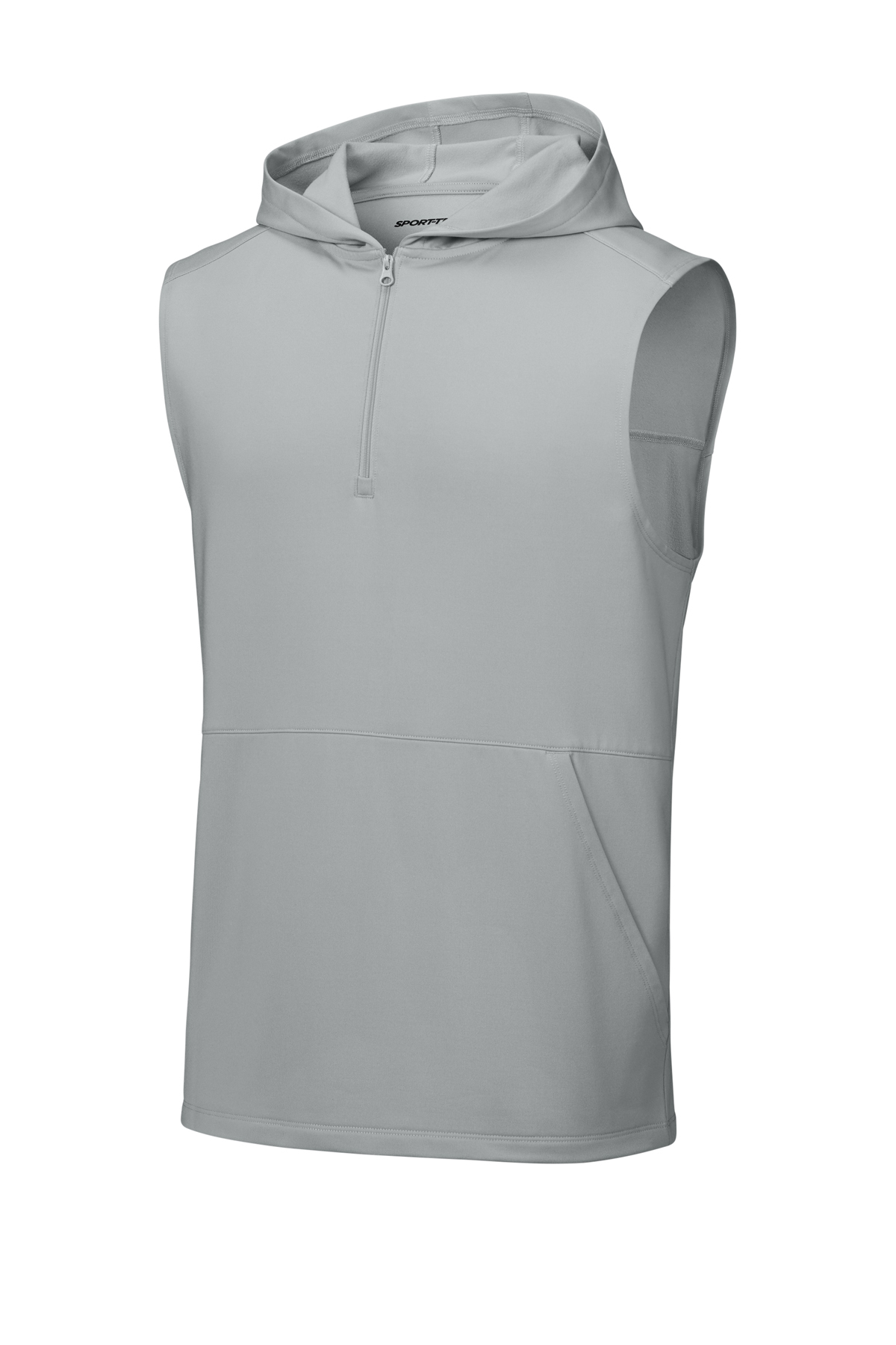 Sport-Tek Sport-Wick Stretch Sleeveless Hooded 1/4-Zip | Product