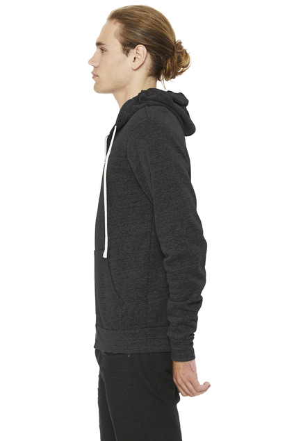 BELLA+CANVAS Unisex Triblend Sponge Fleece Full-Zip Hoodie. BC3909