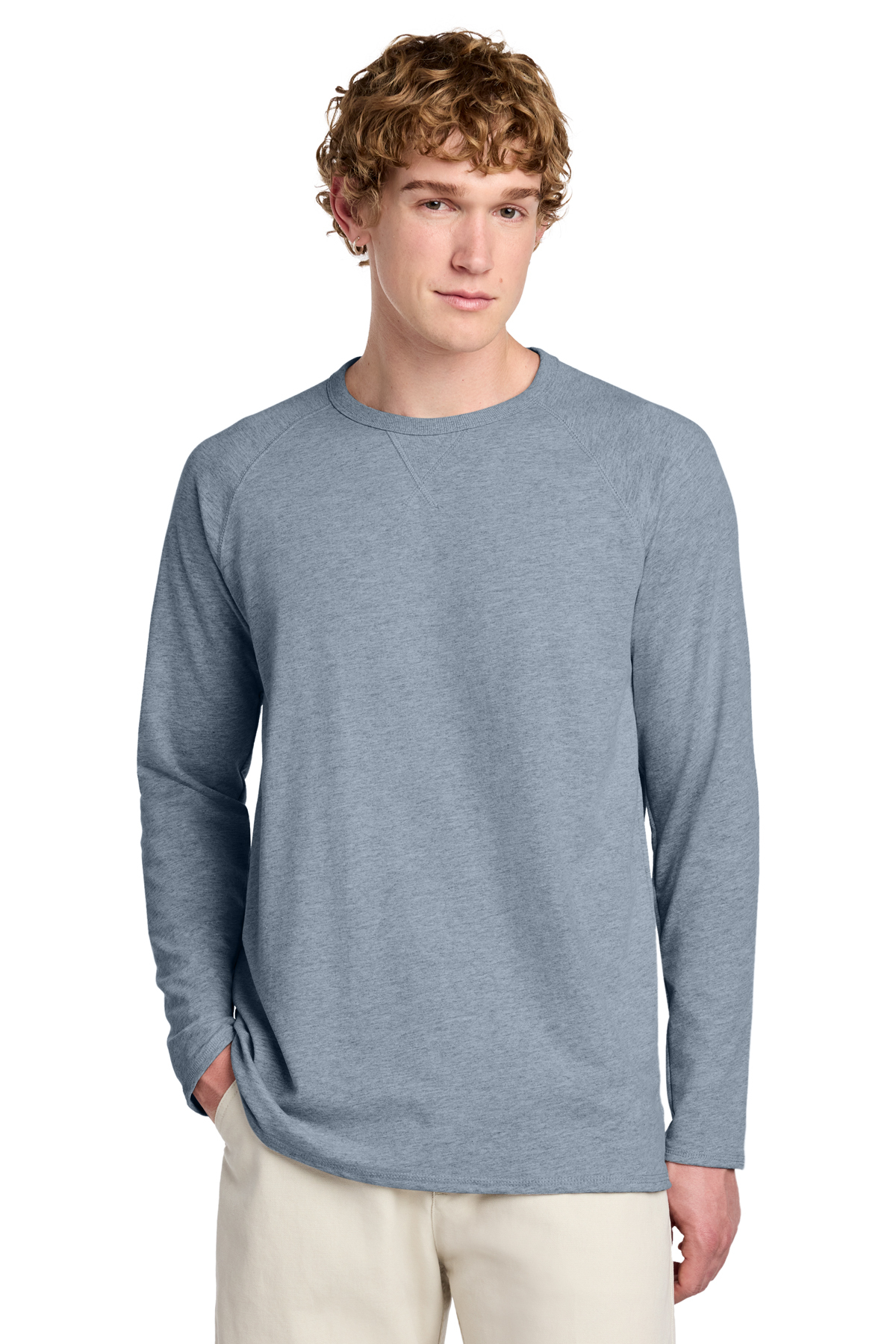 District Featherweight French Terry Long Sleeve Crewneck | Product