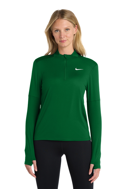 nike women's dry half zip golf shirt