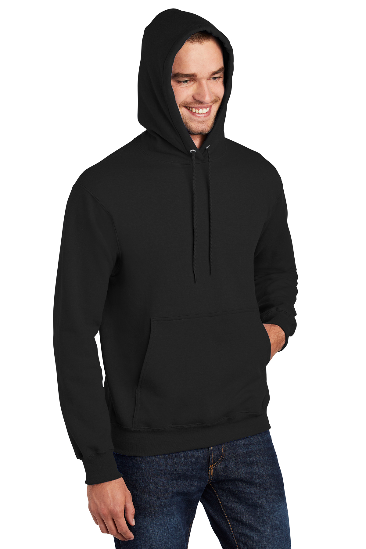 Port & Product | Hooded SanMar Company Pullover Essential | Sweatshirt Fleece