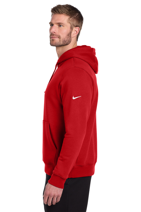 red nike swoosh all over hoodie