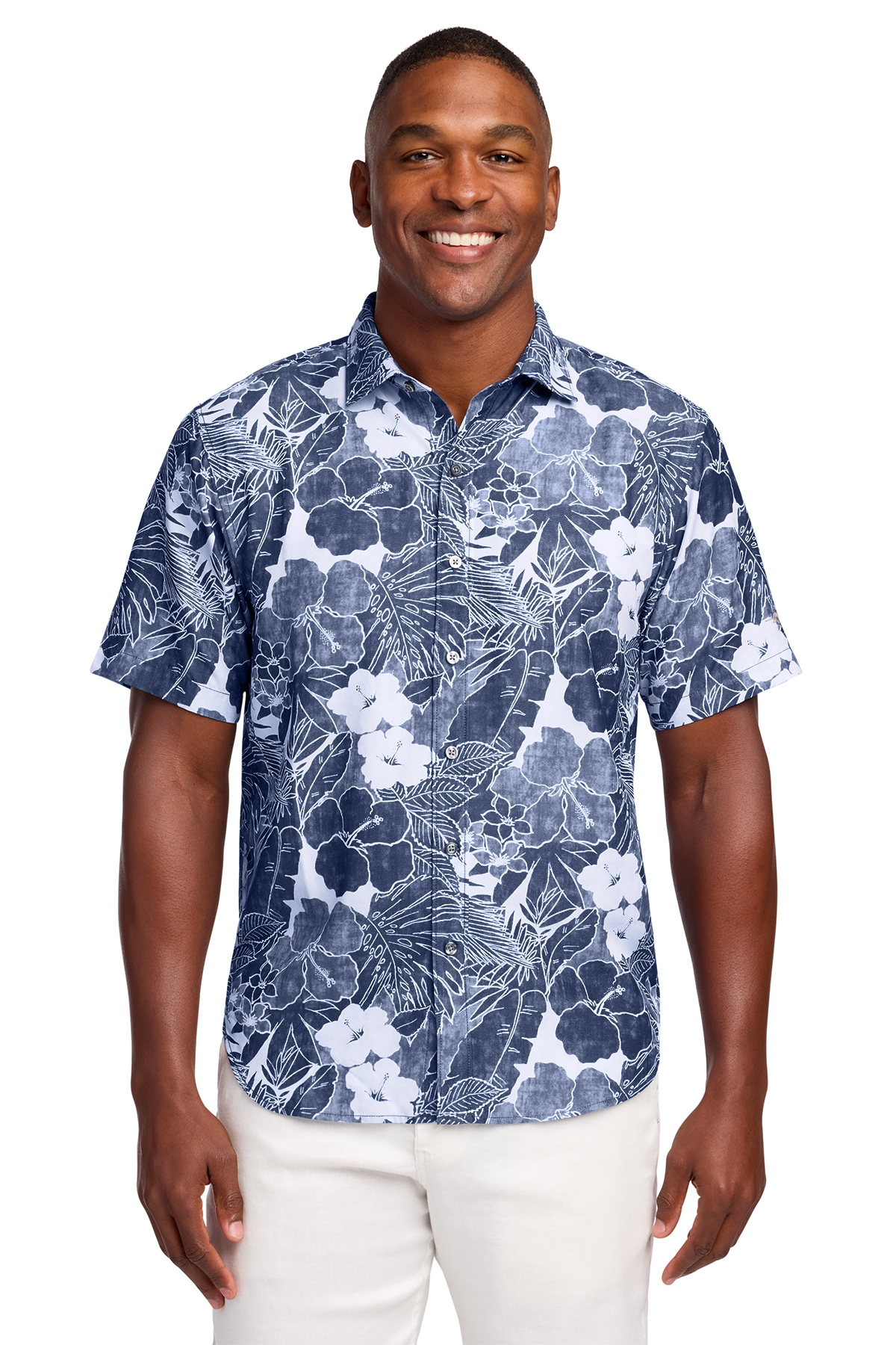 Tommy Bahama Coconut Point Playa Flora Short Sleeve Shirt 