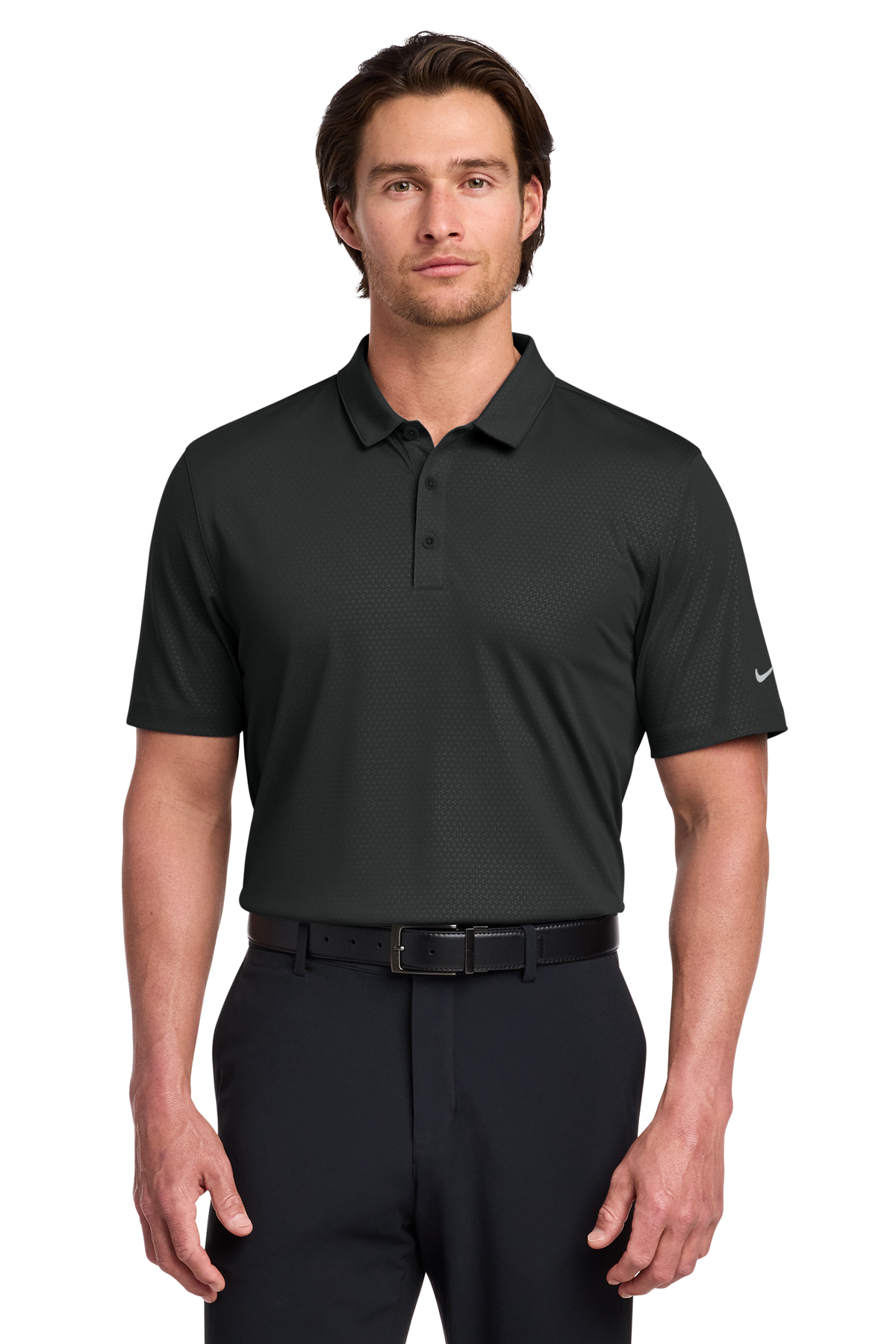 Nike Dri-FIT Embossed Tri-Blade Polo | Product | SanMar