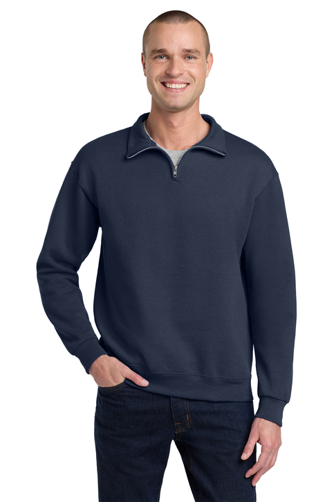 Jerzees NuBlend 1/4-Zip Cadet Collar Sweatshirt | Product | SanMar
