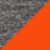 Deep Orange/ Dark Grey Heather