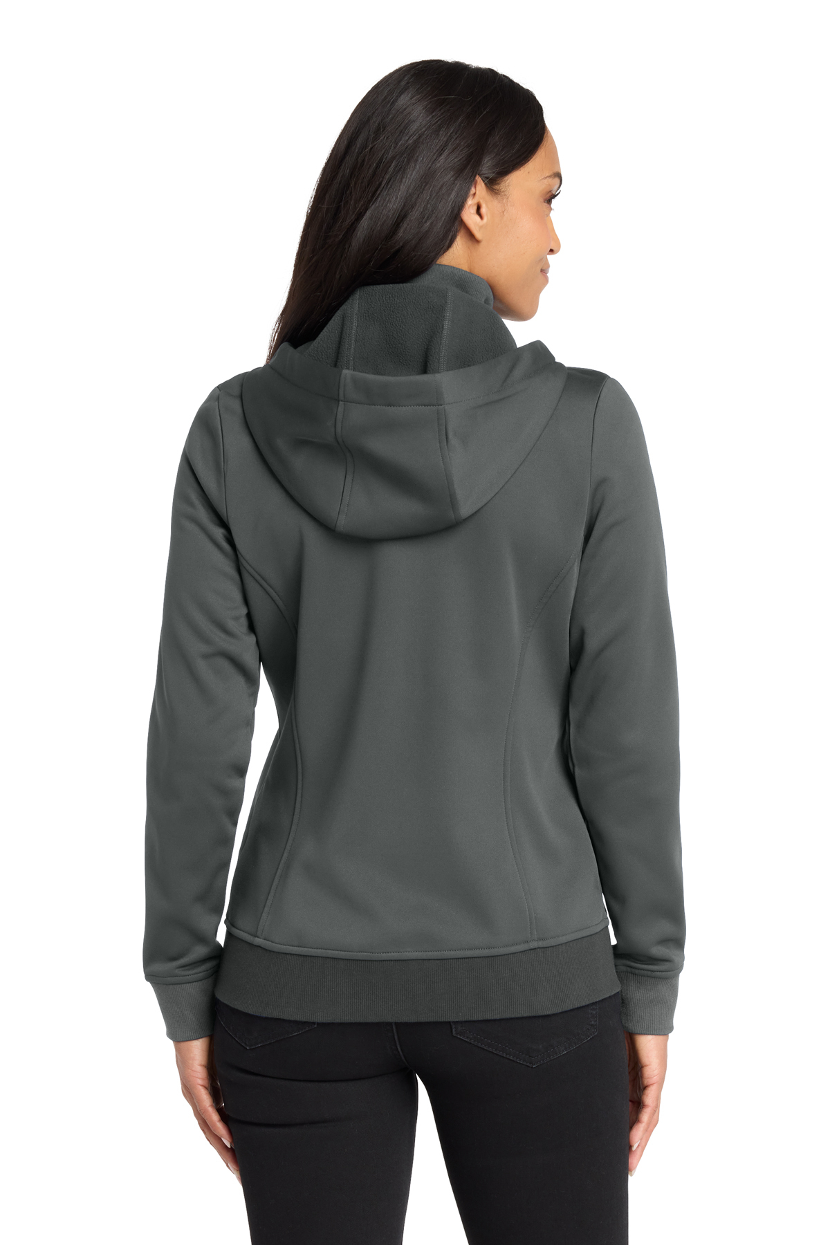 Port Authority Women's Smooth Fleece Hooded Jacket | Product | SanMar