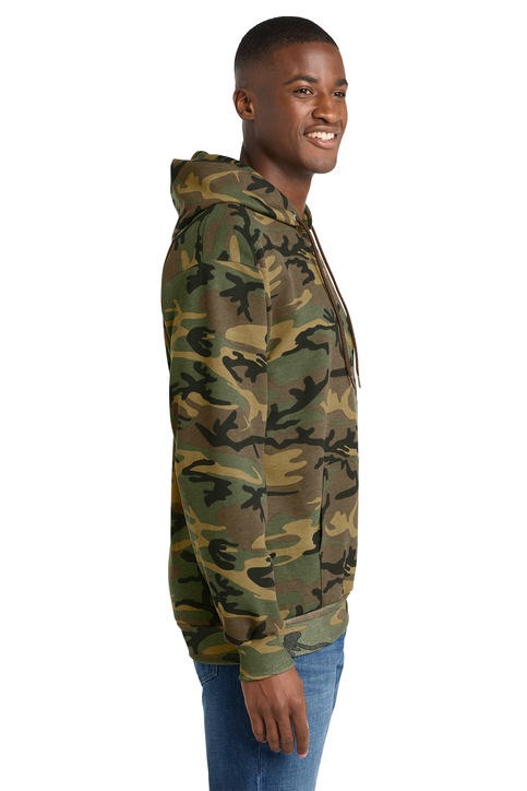Port & Co Core Fleece Camo Pullover Hooded Sweatshirt | Product