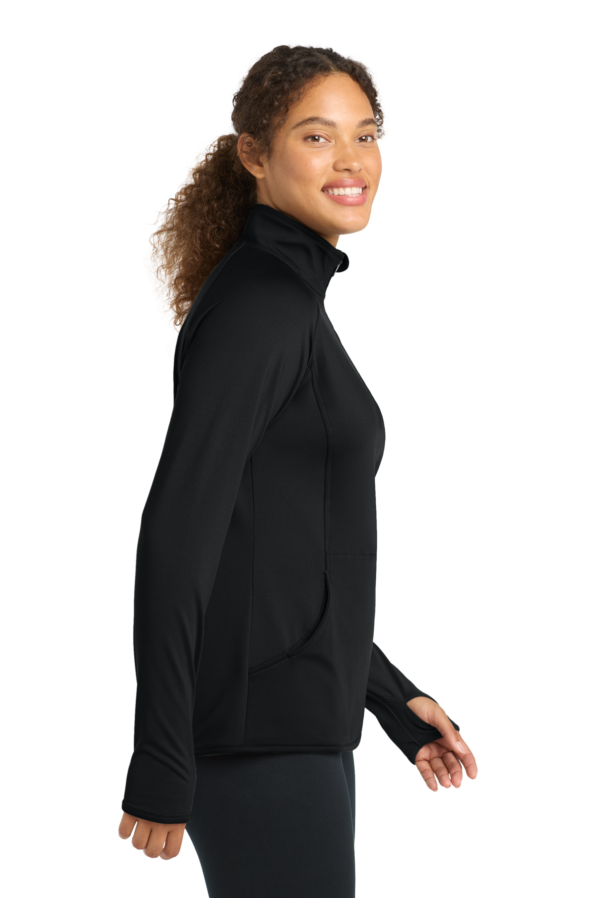 ハイダーアッカーマン / ソーン エンブロイダード スウェットボマージャケット Sport-Tek Women's Sport-Wick Stretch 1/4-Zip Pullover | Product