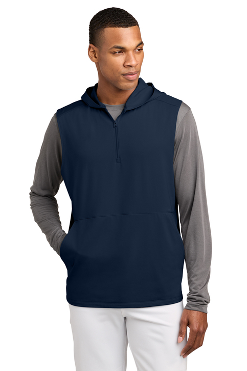 Sport-Tek Women's Sport-Wick Stretch 1/2-Zip Hoodie | Product | SanMar
