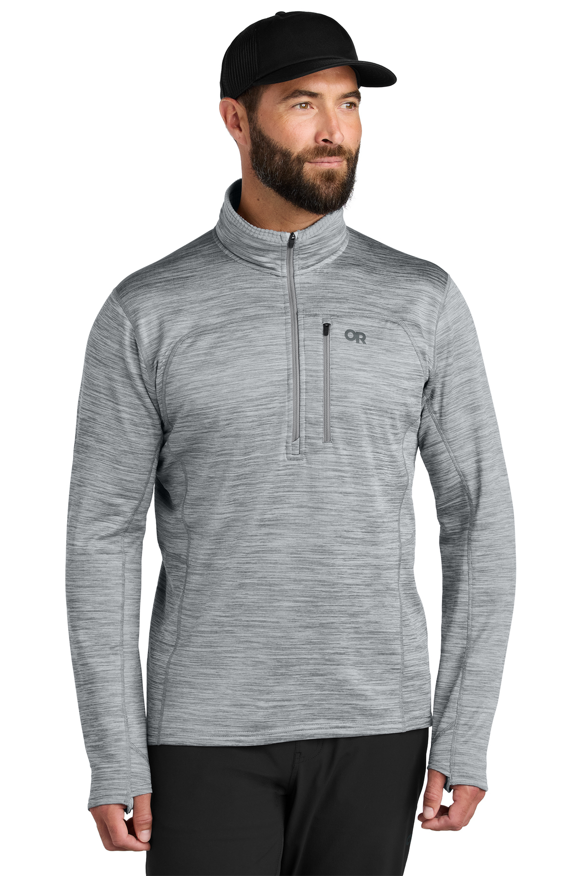 Outdoor Research Tech Grid 1/4-Zip Fleece | Product | SanMar