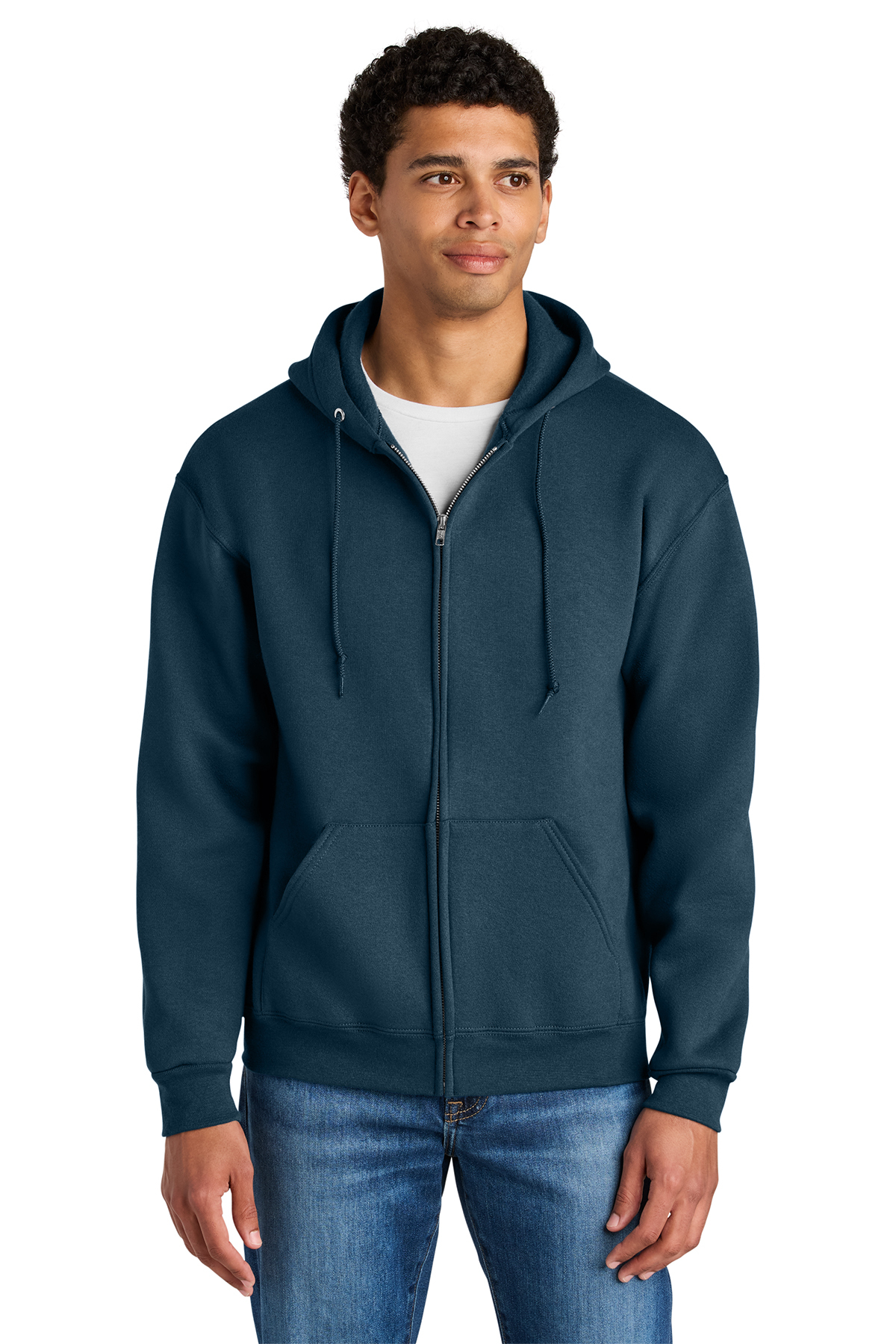 送料無料 ギフト Jerzees Product | Sweatshirt Hooded Full-Zip Unisex Rugged その他