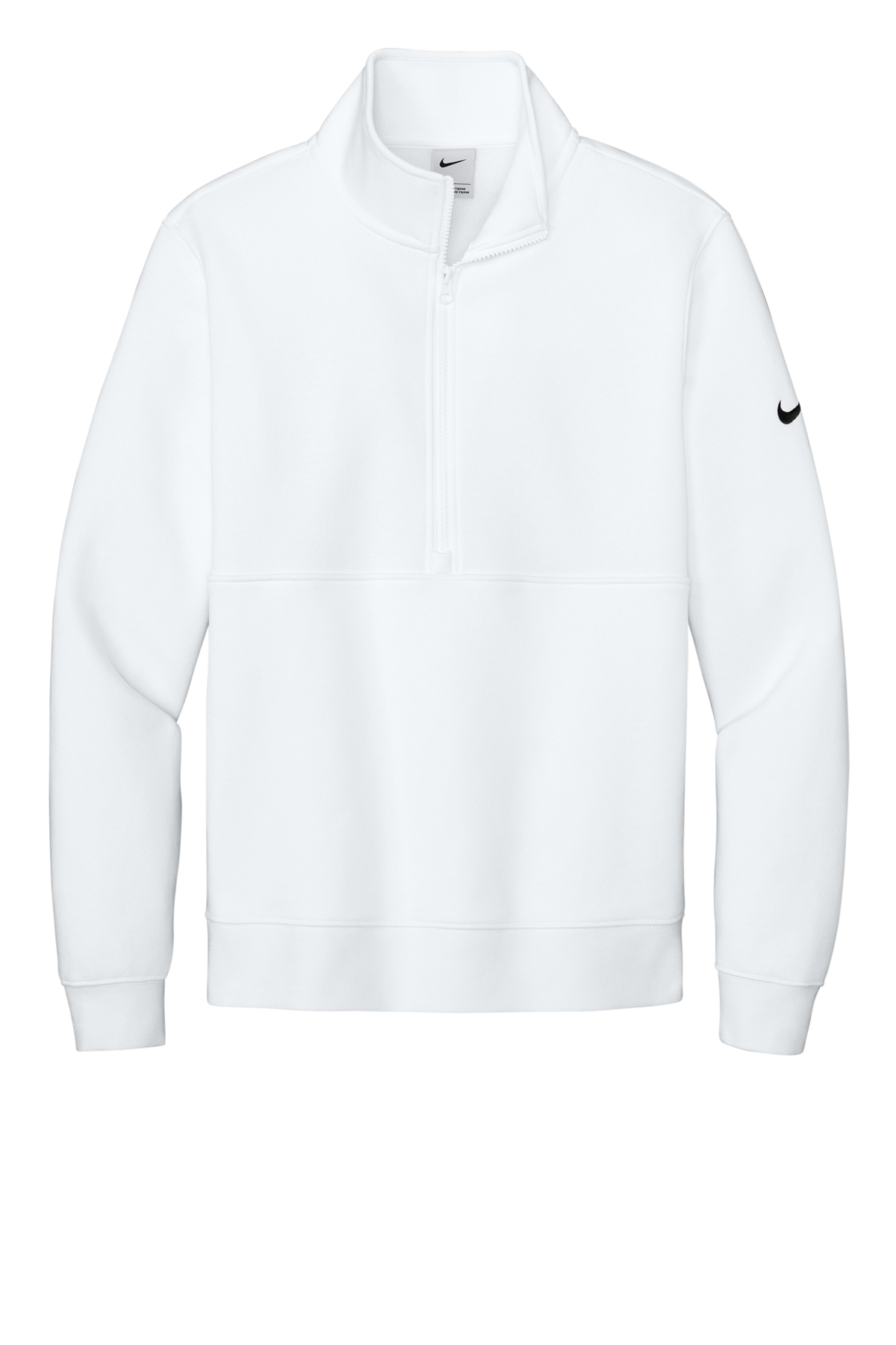 Nike Club Fleece Sleeve Swoosh 1/2-Zip | Product | SanMar