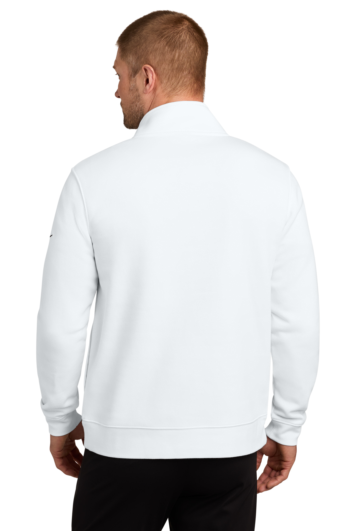 Nike Club Fleece Sleeve Swoosh 1/2-Zip | Product | SanMar