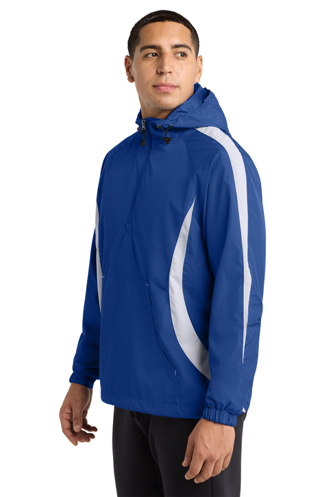 Sport-Tek Colorblock Raglan Anorak | Product | SanMar