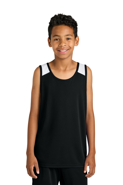 Sport-Tek Youth Club Sleeveless V-Neck | Product | SanMar