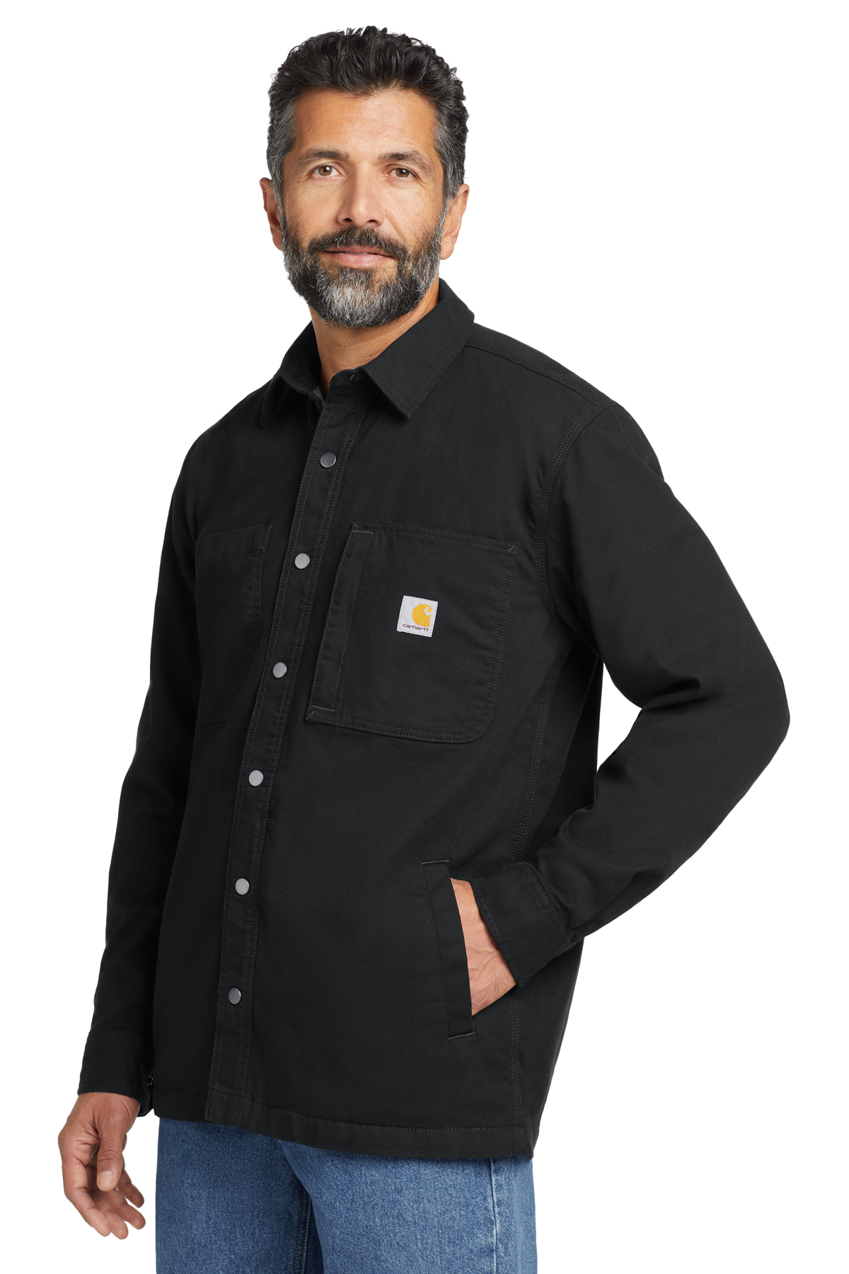 Carhartt Rugged Flex Fleece-Lined Shirt Jac | Product | SanMar