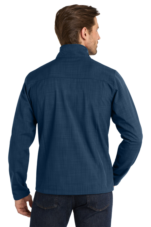 Eddie Bauer Shaded Crosshatch Soft Shell Jacket | Product | SanMar