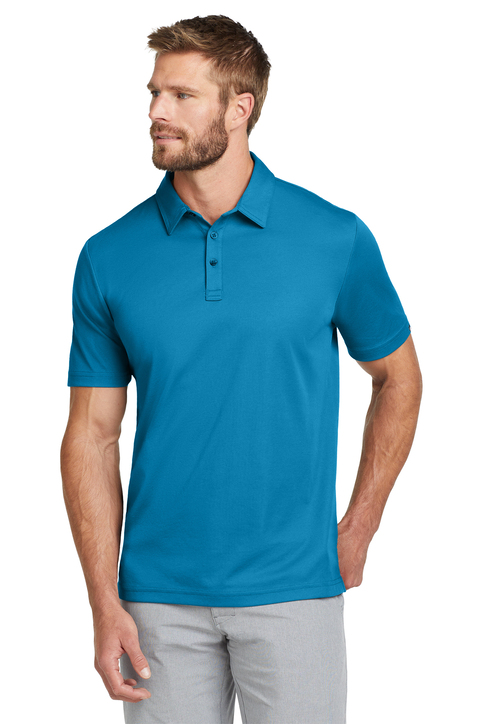 TravisMathew Oceanside Heather Long Sleeve Polo | Product | SanMar