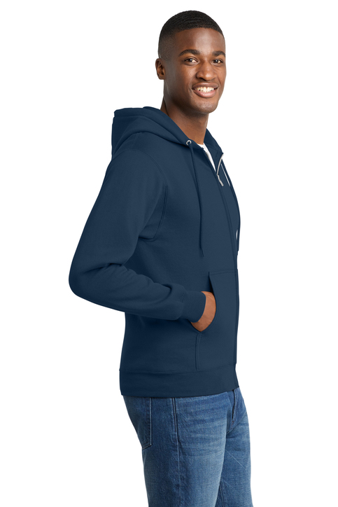  -   XS Navy パーカースウェット Port & Co Core Fleece Full-Zip Hooded Sweatshirt | Product | SanMar