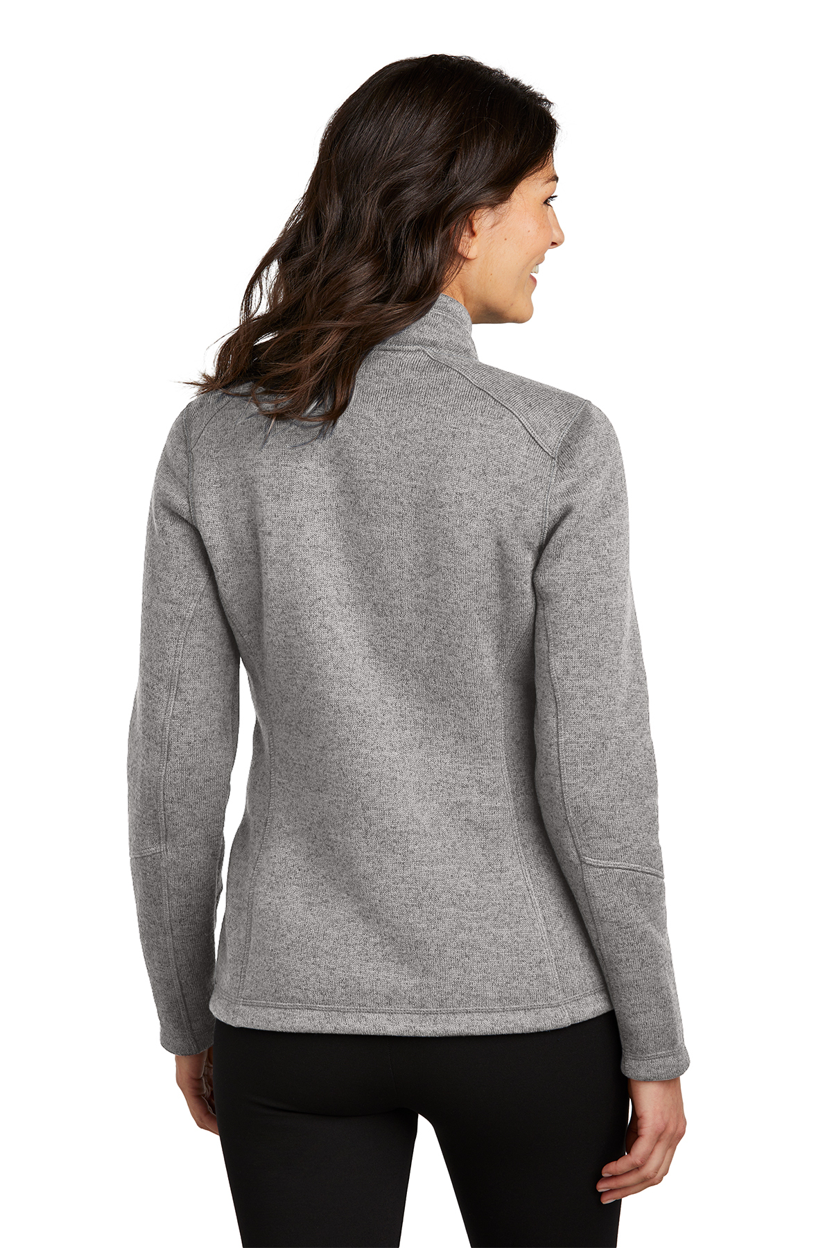 Port Authority® Ladies Arc Sweater Fleece Long Jacket L425 on Vimeo
