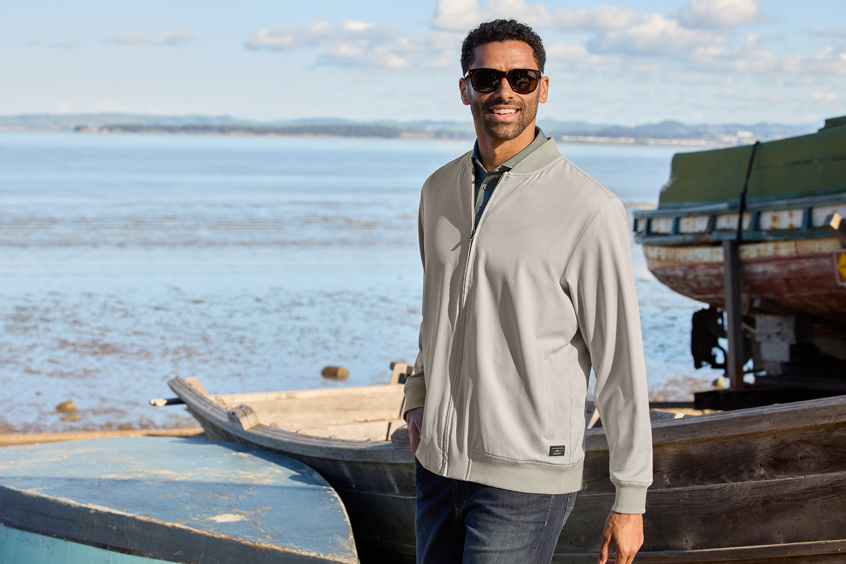 TravisMathew Bomber Jacket | Product | SanMar