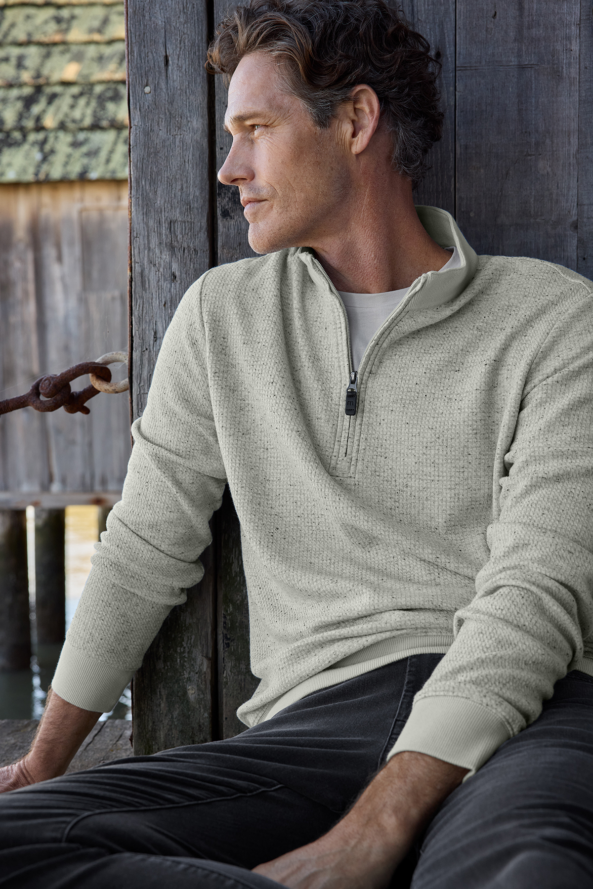 TravisMathew Waffle 1/4-Zip | Product | SanMar
