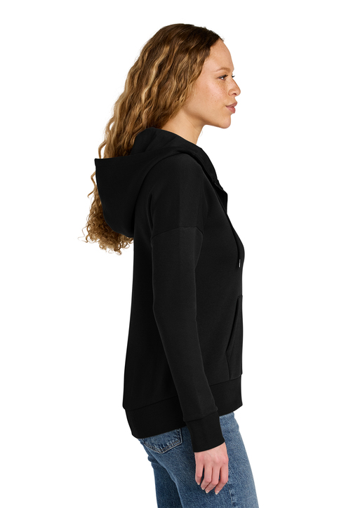 District Women's Perfect Weight Fleece Drop Shoulder Full-Zip