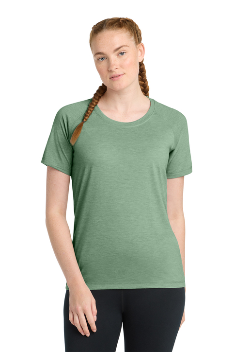 Sport-Tek PosiCharge Tri-Blend Wicking Raglan Tee | Product | SanMar