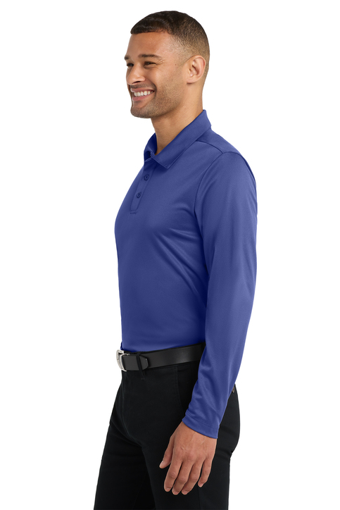 トップス MAN-TLE LongSleeve Polo sizeM KDFJPTH Mens Long Sleeve Polo Shirts Long Sleeve 0 Tops Black L