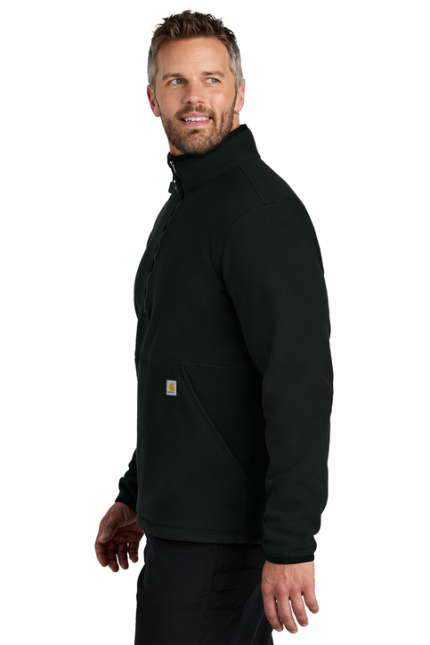 Carhartt Textured 1/2-Zip Fleece Jacket | Product | SanMar