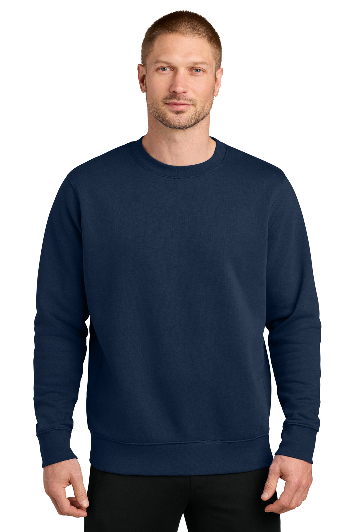Nike Club Fleece Sleeve Swoosh Crew | Product | SanMar