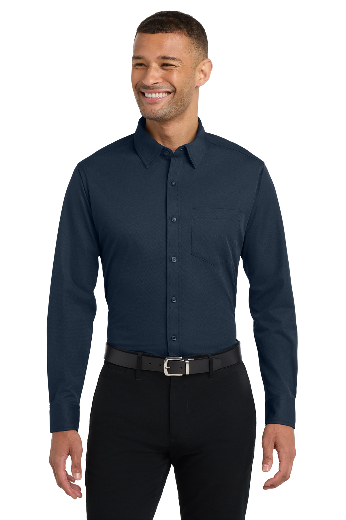 port authority dimension knit dress shirt | Product AK_July2025 Drop1_Allocation