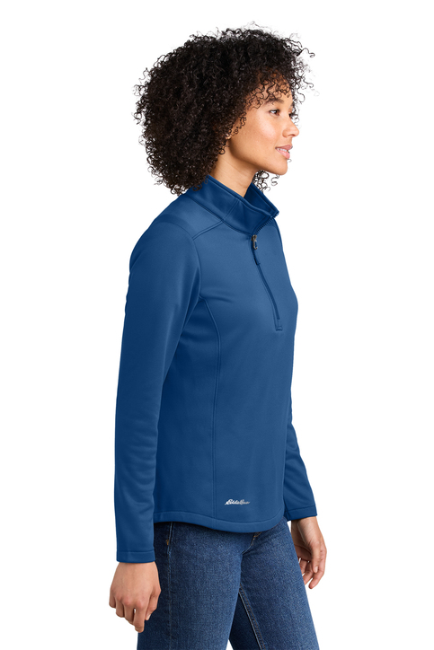 Eddie Bauer Women's Smooth Mid Layer Fleece 1/2-Zip | Product | SanMar
