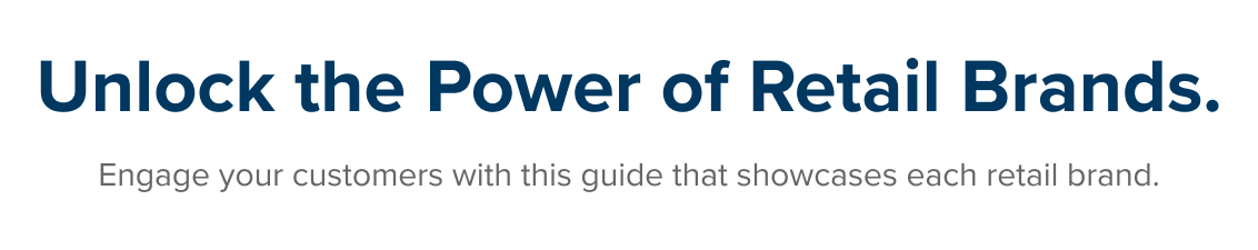 Retail Brands Subhead