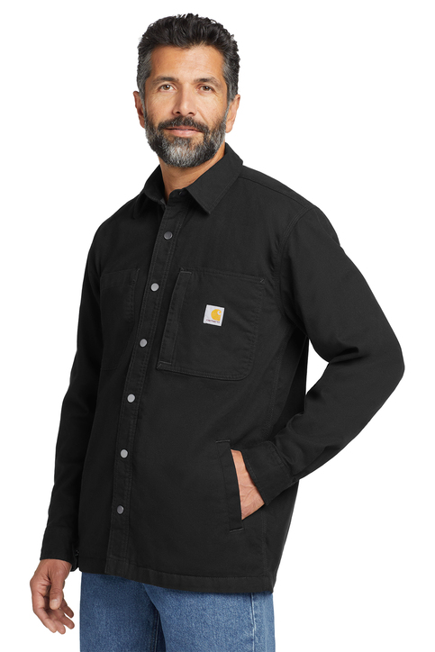 Carhartt Rugged Flex Fleece-Lined Shirt Jac | Product | SanMar