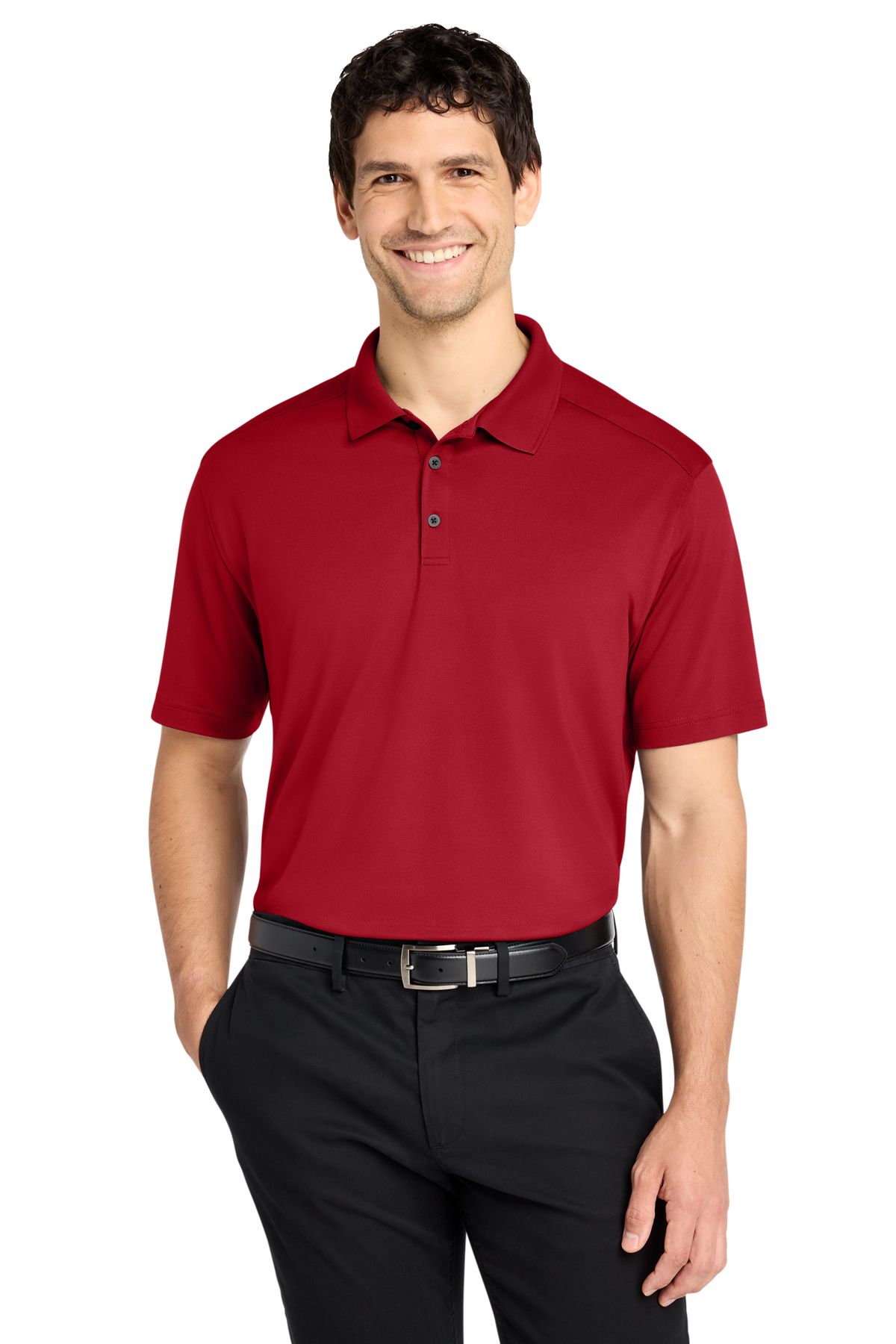 Port Authority City Stretch Flat Knit Polo | Product | Port Authority